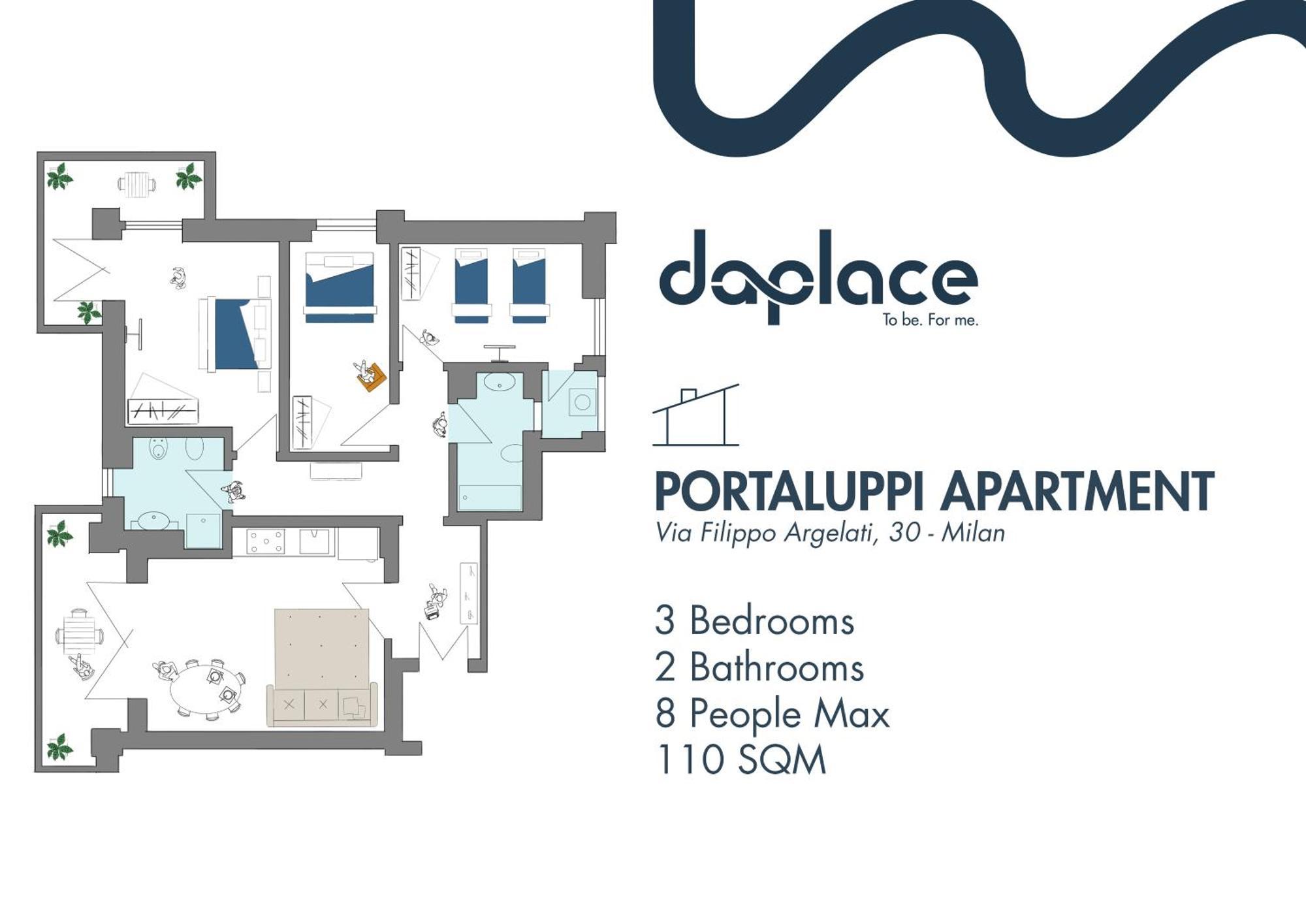 Daplace - Portaluppi Apartment Milánó Kültér fotó